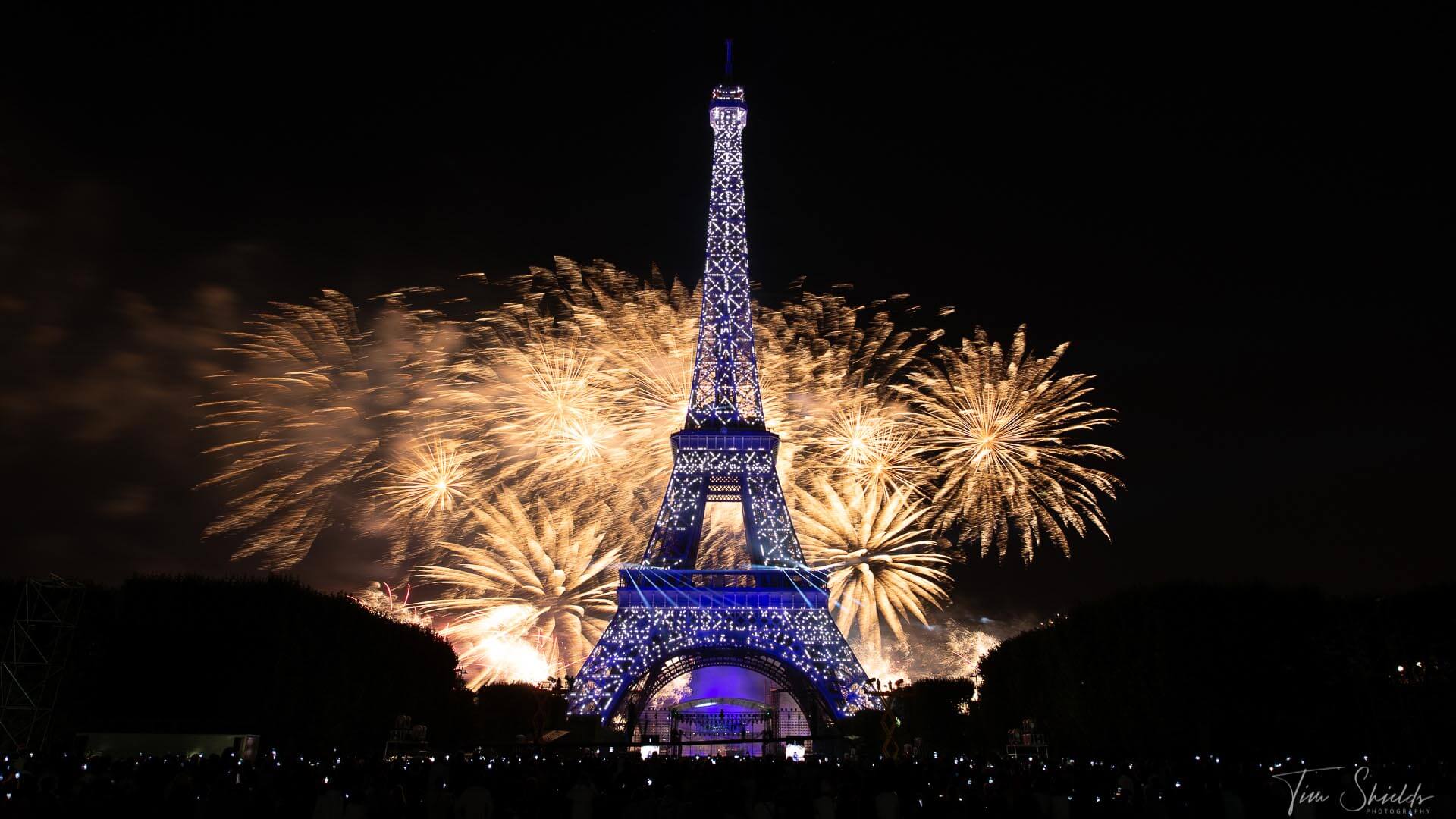 Fireworks photography in Paris