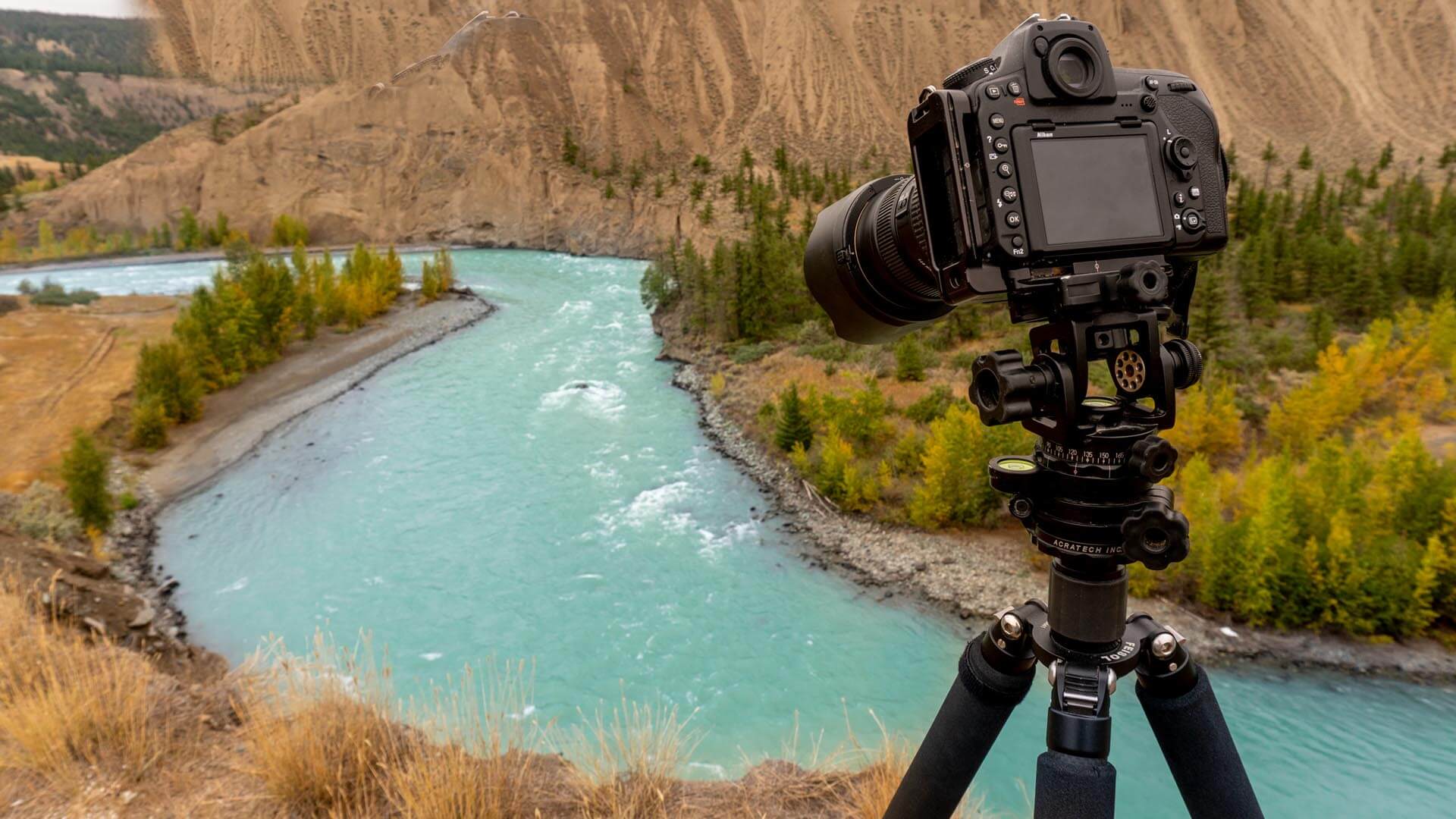 The Nikon D850 photographing a rocky mountain stream